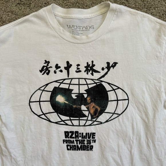 🔴Wu-Tang Shirt Size Large Live From The 36 Chambers Kung Fu Rare Rza - Picture 1 of 10